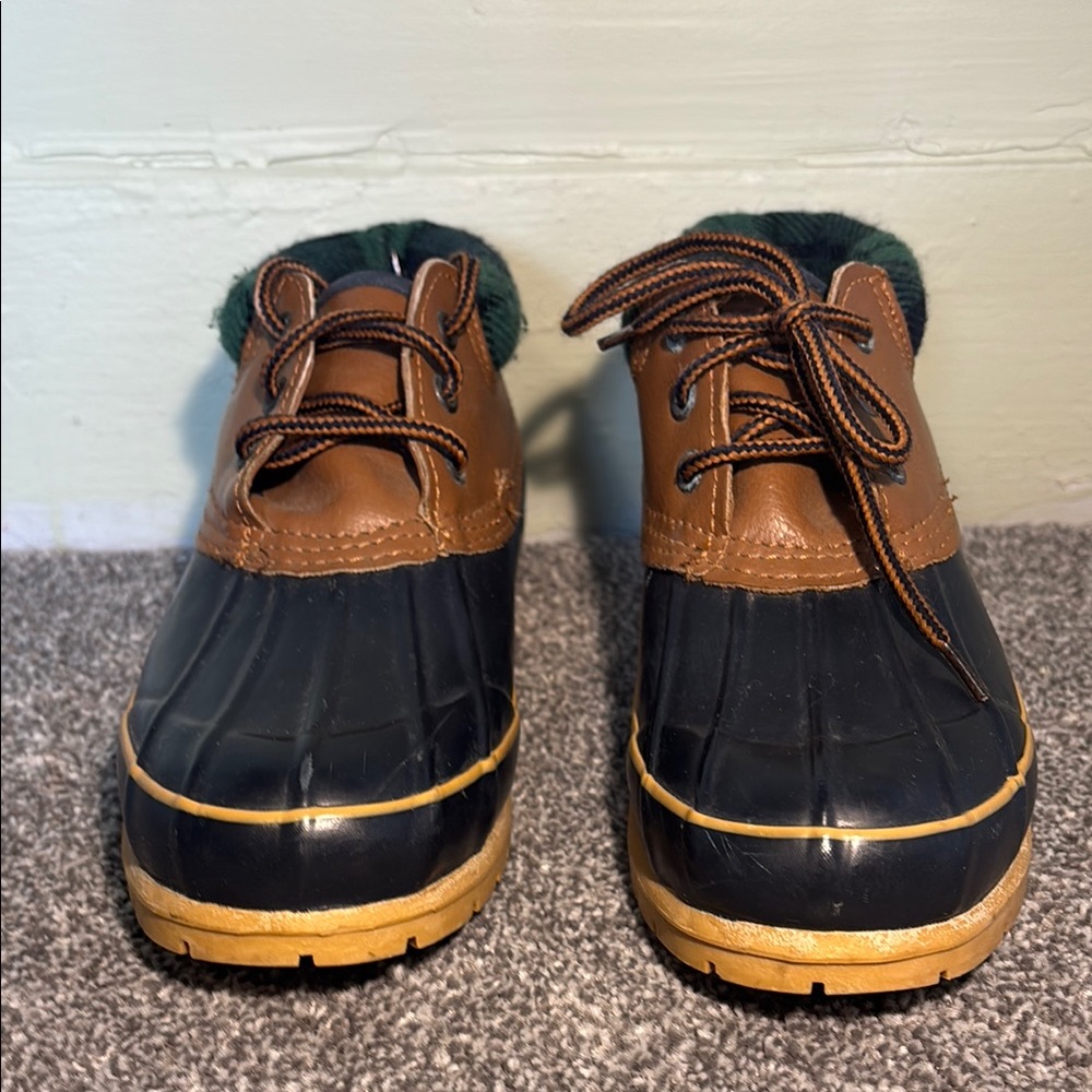 ITASCA Brown and Black Rain & Snow Boots with Lace-Up Design men’s size 7 - Picture 4 of 11